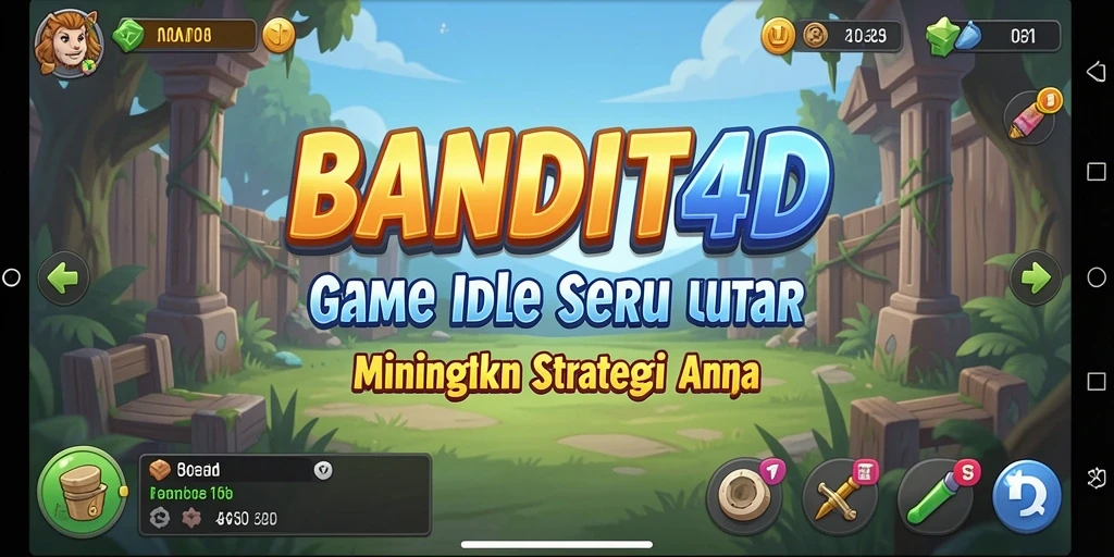 Screenshot gameplay BANDIT4D menampilkan aksi seru pengumpulan harta.