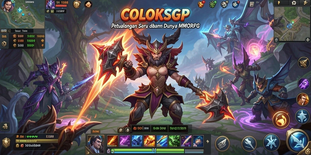 Tampilan gameplay seru di dunia COLOKSGP dengan aksi mendebarkan.