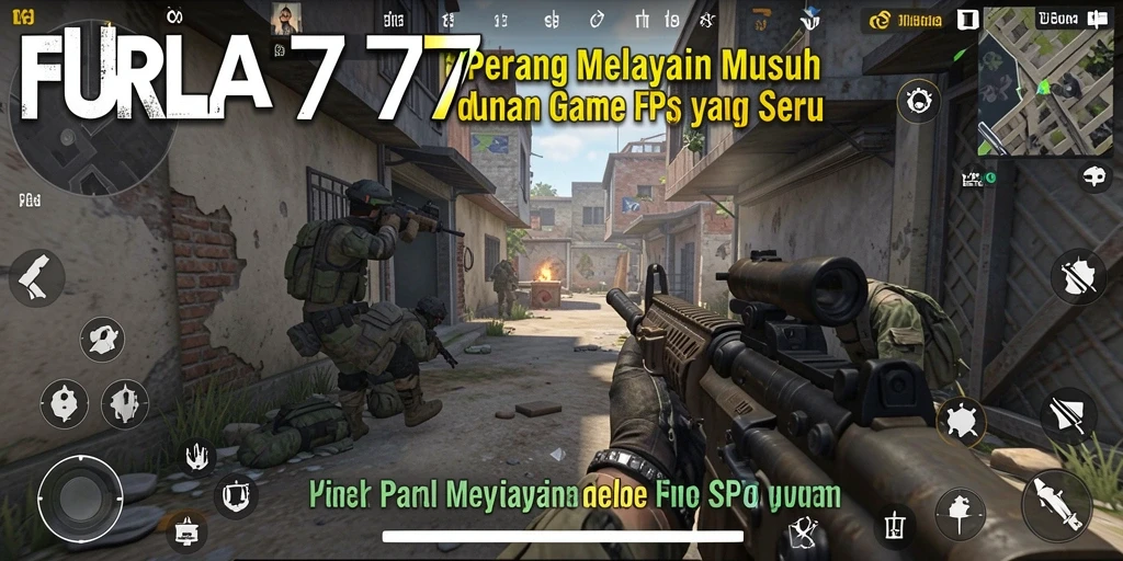 Screenshot menampilkan aksi seru gameplay FURLA77 yang intens.