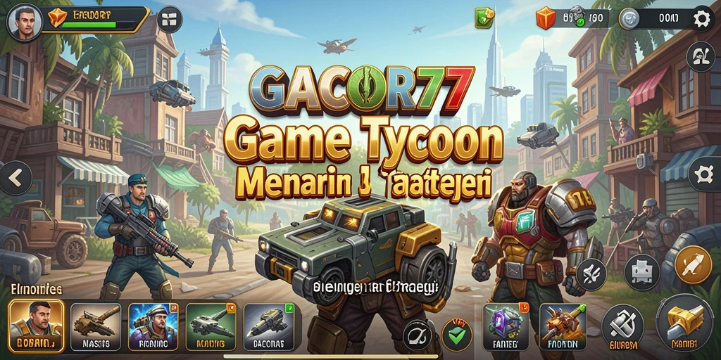 Tampilan gameplay GACOR77 yang menarik dan penuh strategi Tycoon.