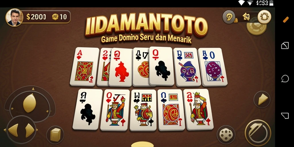 Tampilan gameplay seru dalam IDAMANTOTO dengan pemain yang aktif.