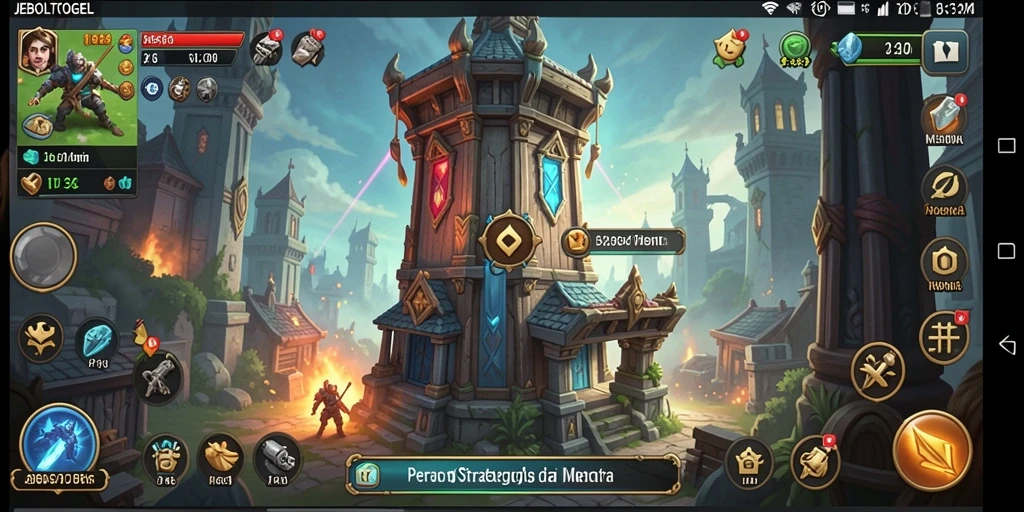 Screenshot JEBOLTOGEL menampilkan aksi seru dari gameplay Tower Defense.