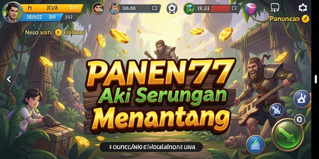 Screenshot utama PANEN77 menunjukkan aksi seru dalam pertempuran.
