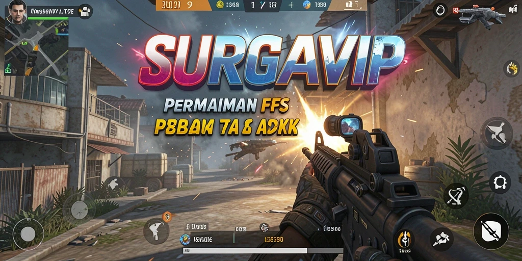 Tampilan gameplay intens dari SURGAVIP yang penuh aksi.